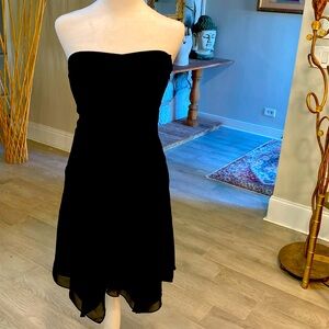 Beautiful strapless chiffon dress.